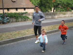 Mit Luis und Alessandro beim Nürnberger Stadtlauf (03.10.2009)